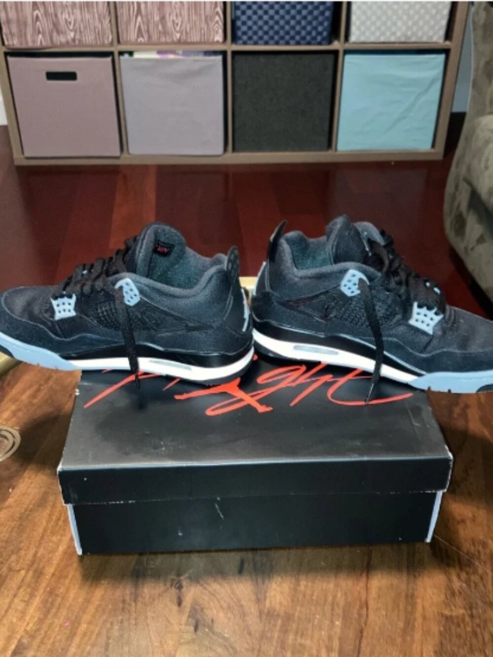 Jordan 4 Retro SE Mid Black Canvas